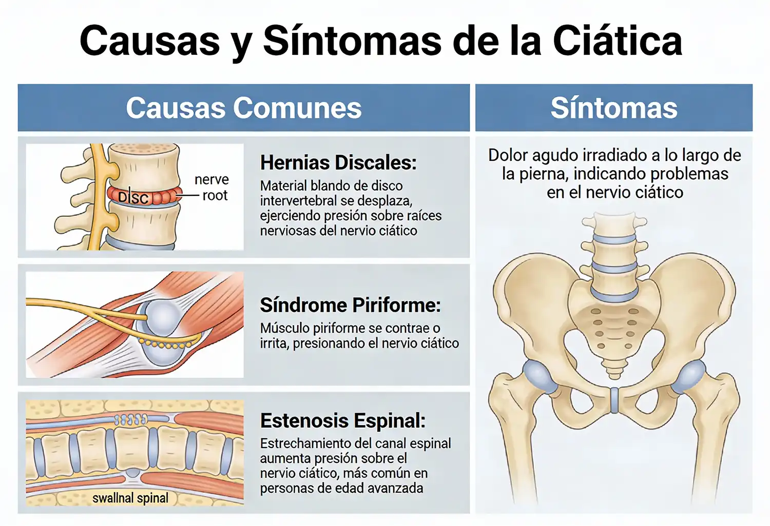 Causas y Síntomas de la Ciática 1
